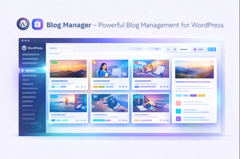 Blog Manager for WordPress Preview