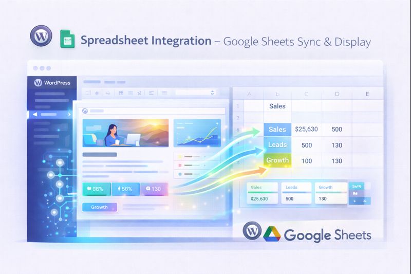 Google Sheet Integration Plugin Preview