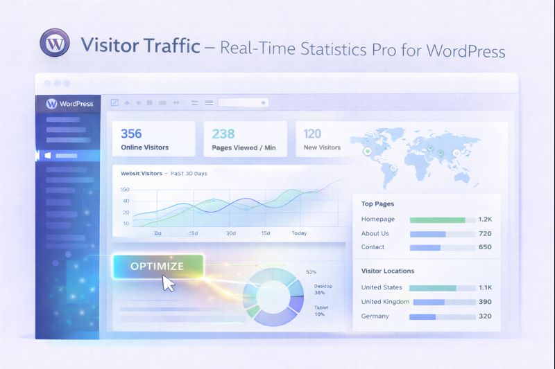 Visitor Traffic Real Time Statistics Pro Preview