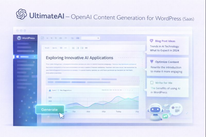 UltimateAI OpenAI Content Generator Preview