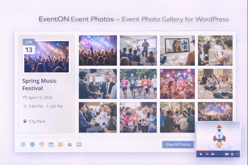 EventON Event Photos Plugin Preview