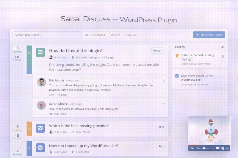 Sabai Discuss WordPress Plugin Preview