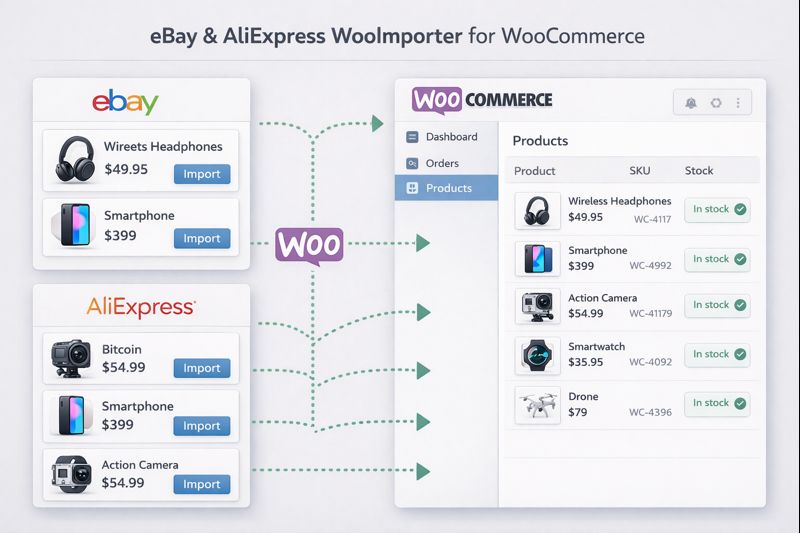 eBay AliExpress WooImporter Plugin Preview