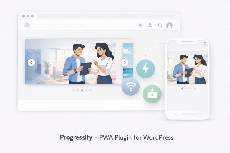 Progressify PWA WordPress Plugin Preview