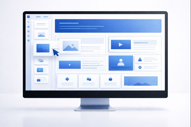 Elementor Pro website design interface