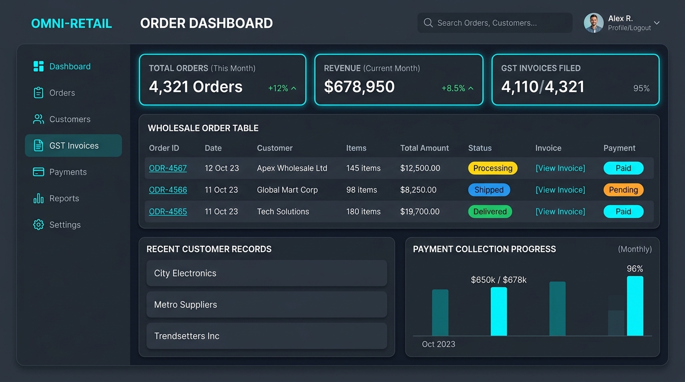 Retail Lead Management & Invoicing Automation