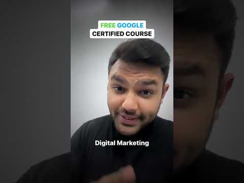 Free Google Certification Course on Digital Marketing! #digitalmarketing #freecourse #shorts